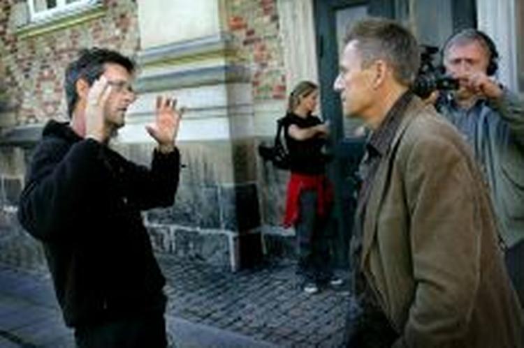 Instruktør Per Fly og Jesper Christensens tætte samarbejde vil gå over i dansk filmhistorie, som noget helt særligt, mener Politikens anmelder. - Foto: Thomas Sjørup 