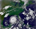 Orkan Katrina i en position syd-sydøst for Mississippi-flodens munding. - Foto: AP 