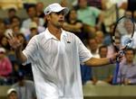 Andy Roddick var dybt skuffet efter nederlaget. - Foto: AP 