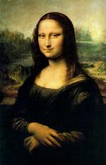 MYSTISK. Kan der være gemt gammel lyd i Leonardo da Vincis berømte maleri af Mona Lisa (der her ses i Marcel Duchamps version)? Eksperterne tvivler.   Foto: Pattypix 