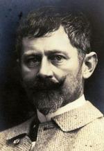 Selvportræt af Gustav Wied. 