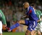 Thierry Henry sikrede den franske sejr midt i anden halvleg. - Foto: AP. 