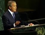 Ved at fjerne handelsbarrierer kan man ifølge Bush »løfte hundrede af millioner ud af fattigdom i løbet af de næste 15 år«. - Foto: AP 
