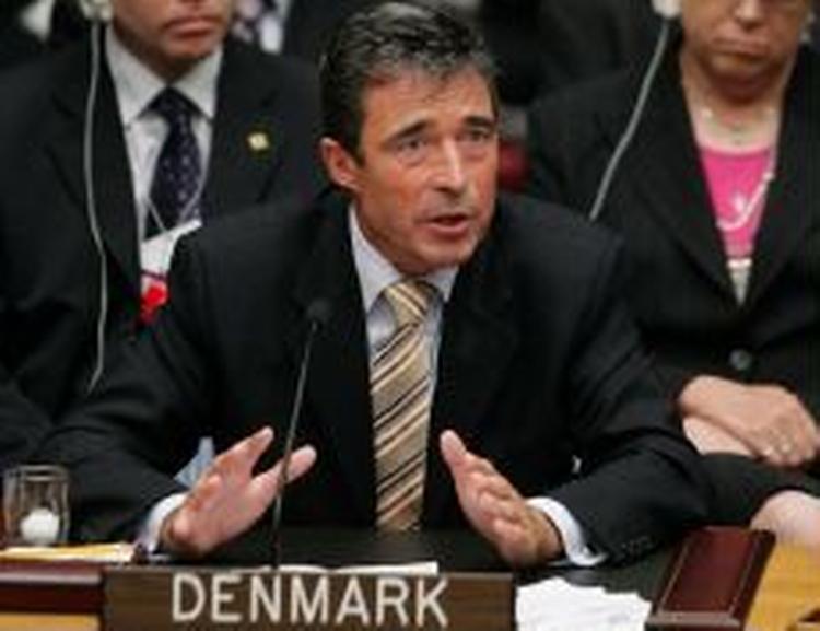 Anders Fogh Rasmussen holder tale i FN's Sikkerhedsråd. - Foto: AP 