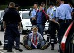 100 fans blev anholdt inden kampen mellem Brøndby og FC Zürich. - Foto: Jens Dresling 