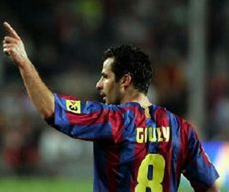 Ludovic Giuly bragte Barca foran 1-0. - Foto: AP. 