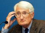 KLOG - OG RIG. Den tyske filosof Jürgen Habermas begunstiges med 4,5 million norske kroner, når han til december modtager Holberglegatet.   Foto: J.L. Cereijido/AP 
