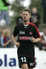 FCM's Jesper Mikkelsen scorede på frispark. - Arkivfoto: Ole Frederiksen 