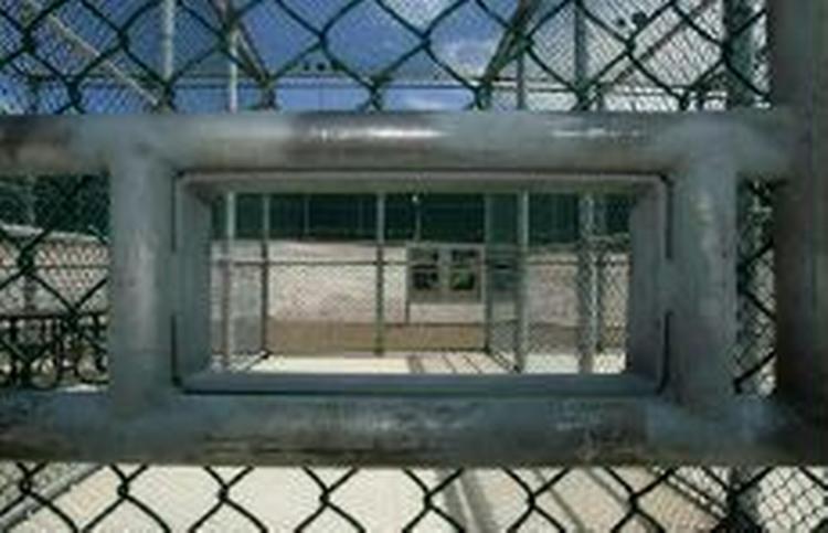 En gård på Guantánamo basens fængsel. - Arkivfoto: AP 