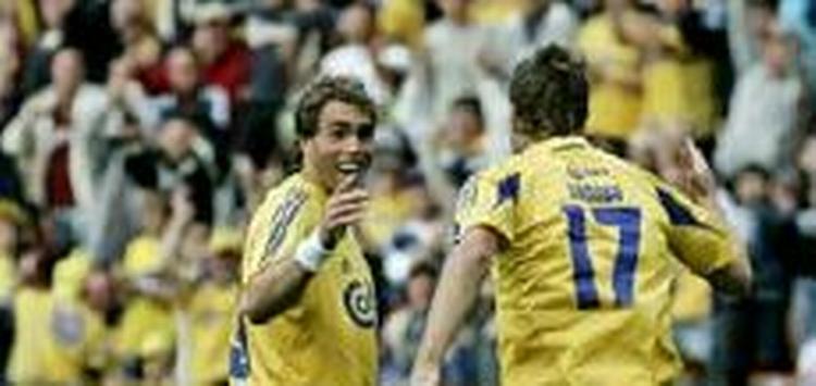 Har Skoubo og Elmander mål i støvlerne? - Arkivfoto: Polfoto. 