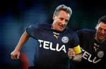 Søren Frederiksen i en velkendt situation - som manden bag en scoring. - Arkivfoto: Finn Frandsen 