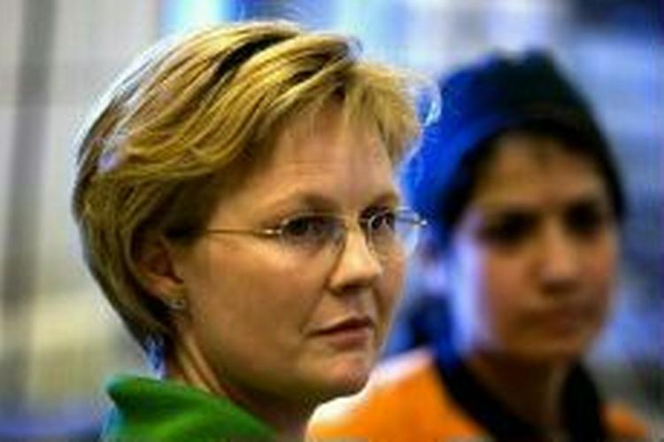 Rikke Hvilshøj er på tilbagetog. - Foto: Kim Agersten 
