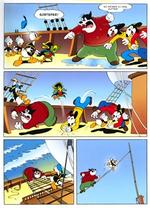 En af de vægtigste anker mod Egmonts nye luksusudgave af Carl Barks  samlede værker er, at den digitale proces har gjort tegningerne og især farvelægningen af tegningerne for plamageagtigt grel og uden fokus.   Gengivelse fra 1. bind 