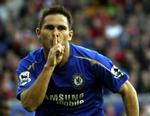 Frank Lampard har scoret til 1-0 på straffespark. - Foto: AP 