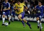 Johan Elmander scorede to gange for Brøndby. - Foto: Finn Frandsen 