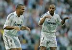 Alle målscorere var brasilianske, da Real Madrid vandt 4-0 over Mallorca. Her jubler Ronaldo og Roberto Carlos efter 1-0-målet. - Foto: AP 