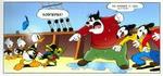 En af de største anker mod den nye udgave af Carl Barks  samlede værker er, at den digitale proces har gjort tegningerne og farvelægningen for plamageagtigt grel og uden fokus.   Gengivelse fra 1. bind 