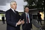 Den britiske udenrigsminister Jack Straw briefer pressen. - Foto: AP 