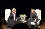 Ulla Terkelsen formåede at undgå at komme ind på debatten under interviewet med Jørgen Leth på bogfesten. - Foto: Jonna Fuglsang Keldsen 