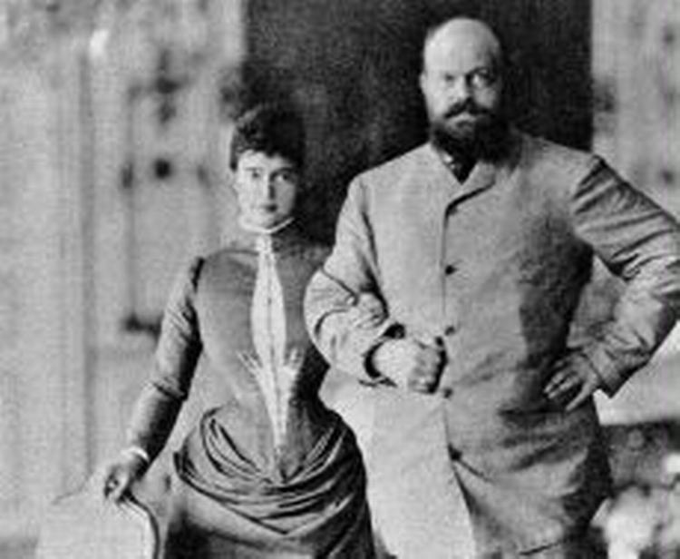 Dagmar fotograferet med Alexander den III omkring 1890. - Arkivfoto: Politiken 