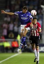 Den tidligere danske landsholds-stjerne Ebbe Sand kan sætte rekord mod de tyske mestre fra Bayern lørdag, når Schalke skal hente ind på sydtyskerne. - Arkivfoto: Thomas Wilmann 