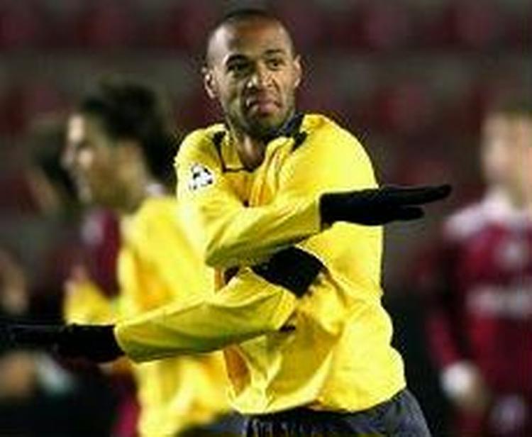 Målkongen Thierry Henry. - Foto: AP. 
