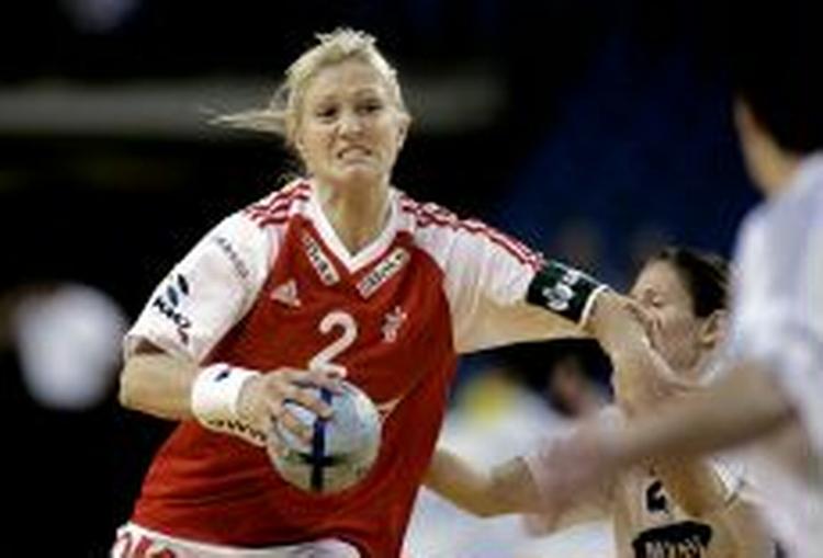 Rikke Skov kommer formentlig ikke til at optræde i rødt og hvidt ved VM i december. - Arkivfoto: Jens Dresling 