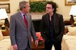 Bush og Bono i Det Hvide Hus. - Foto: AP 