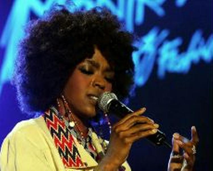 Forsanger i The Fugees, Lauryn Hill. - Arkivfoto: AP 