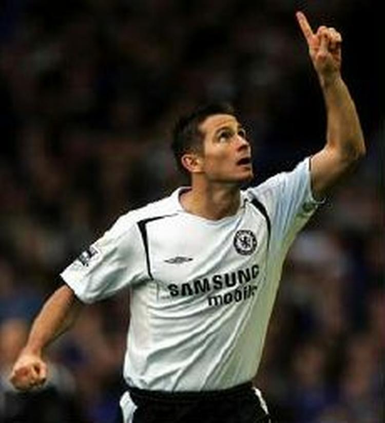Frank Lampard sørgede for Chelseas udligning. - Foto: AP. 