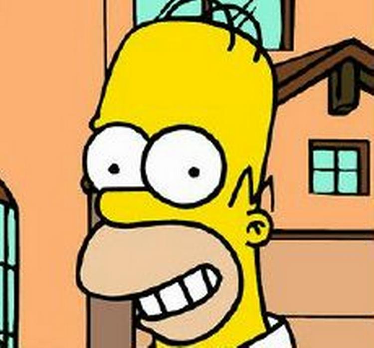Homer Simpson - en glad filosof. - Arkivfoto: AP 