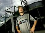 Thomas Helveg fotograferet foran Borussia Park af Thomas Wilmann. 