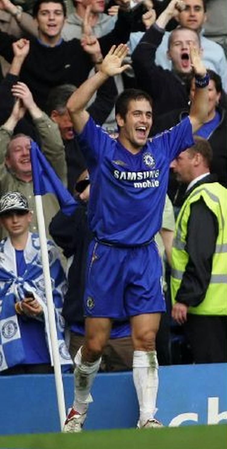 Chelseas Joe Cole cementerede sejren over Blackburn med sit mål til 4-2. - Foto: AP 