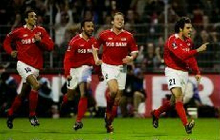 En 2-0 føring blev til uafgjort 2-2 for AZ Alkmaar i gårsdagens kamp. - Arkivfoto: AP 