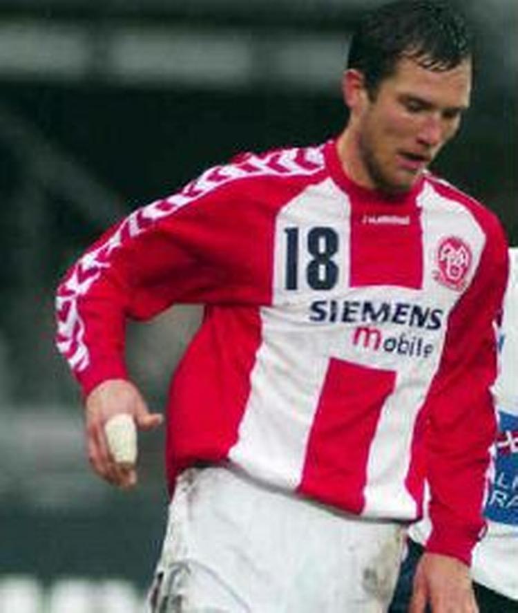 Martin Ericsson scorede AaB's tredje mål. - Arkivfoto: Rasmus Baaner 