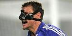 Ebbe Sand med maske. - Arkivfoto: AP. 