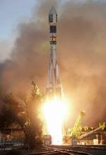 Venus Express blev sendt afsted med en russisk Soyuz-raket. - Foto: AP 