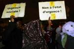 Politiet kaster tåregas mod uromagere i den franske by Lyon - Foto: AP 