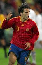 Fernando Morientes efter at have scoret det femte mål. - Foto: AP 