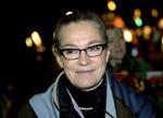 Ritt Bjerregaard på vej til interview i TV2's Go'aften Danmark. - Foto: Thomas Borberg 