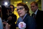 Dansk Folkeparti fik et sviende nederlag i København, og det gør spidskandidaten Louise Frevert uegnet i fremtiden, mener partiledelsen i hovedstaden.   Foto: Jens Dige 