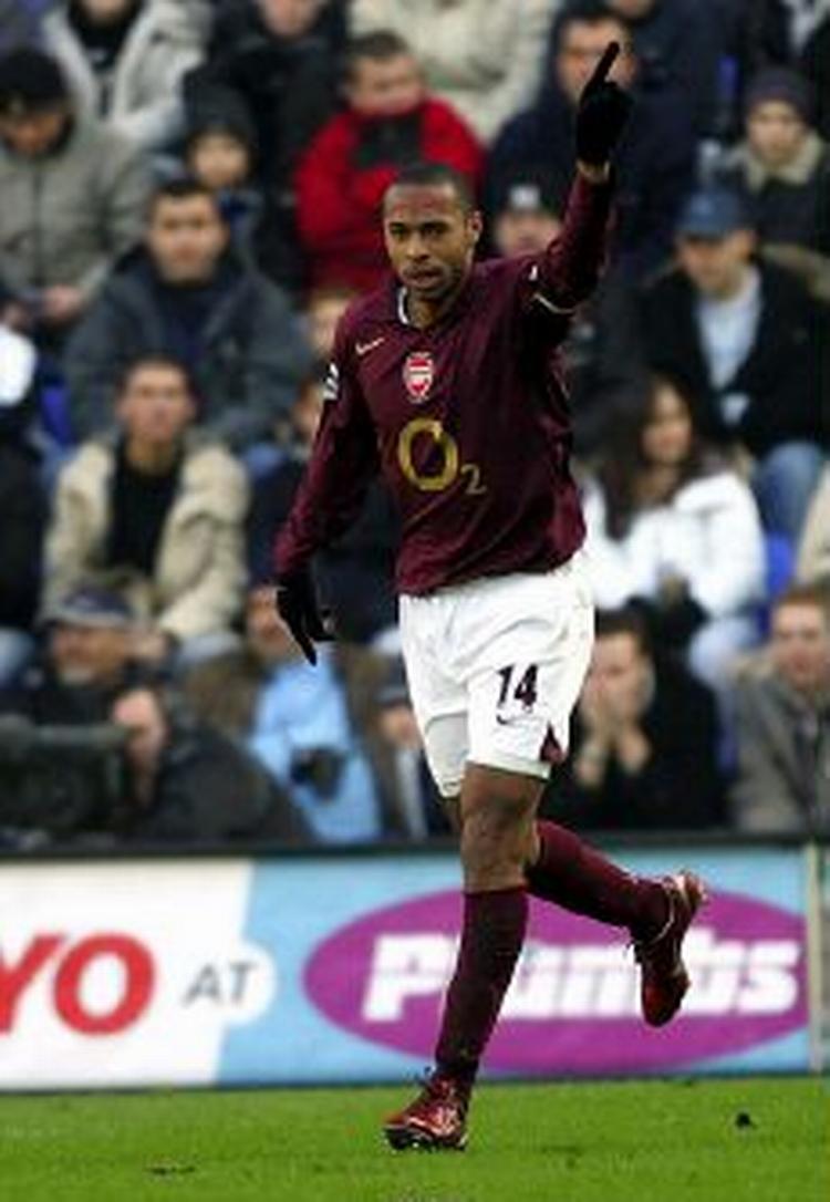 Thierry Henry understregede i eftermiddag sin store betydning for Arsenal med to scoringer. - Foto: AP 
