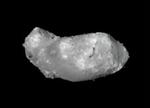 Asteroiden Itokawa ligger omkring 300 millioner kilometer fra Jorden. - Foto: AP 