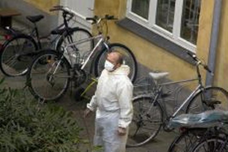 Liget af taxa-chaufføren blev skåret i stykker med en sav og efterladt i Klerkegade og Adelgade i København. - Foto: Johnny Frederiksen 