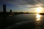 Solopgang ved byen Harbin. - Foto: AP 