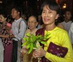 Aung San Suu Kyi. - Arkivfoto: AP 