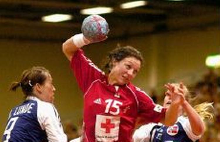 Katrine Fruelund blev med fem mål dansk topscorer. - Foto: AP 