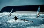 Surfere på kusten ud for de Kanariske Øer. - Arkivfoto: Tine Harden 
