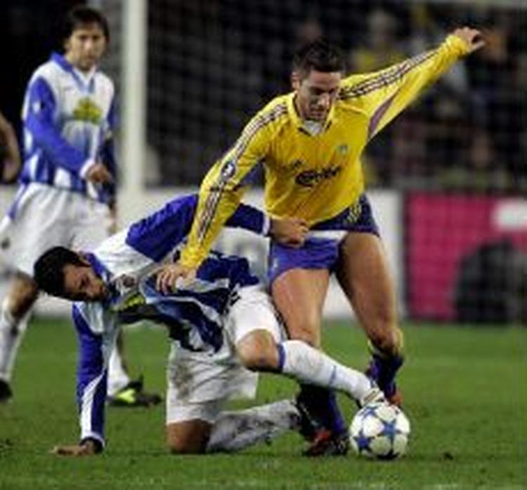 Brøndby spillede 1-1 mod spanske Espanyol i aftenens dramatiske UEFA-Cup kamp - Foto: Jens Dresling 