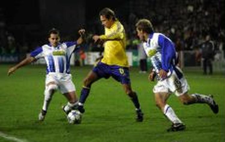 Brøndby spillede 1-1 mod spanske Espanyol i aftenens UEFA-Cup kamp - Foto: Jens Dresling 